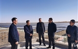 學院領(lǐng)導檢查指導校辦企業(yè)武威泰豐新能源有限責任公司古浪20兆瓦光伏扶貧電站生產(chǎn)和安全工作