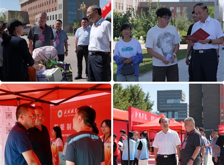 喜迎新同學｜校領導深入新生報到現(xiàn)場、公寓、餐廳走訪慰問新生及家長