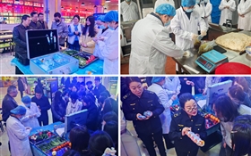 武威市、涼州區(qū)市場監(jiān)管部門走進(jìn)武威職業(yè)技術(shù)大學(xué)開展“你點(diǎn)我檢”食品安全惠民服務(wù)活動